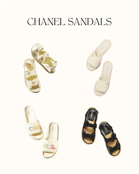 sandals like chanel|chanel sandals shop online.